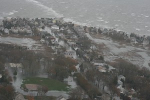Hurricane Sandy hit Connecticut’s vulnerable coastline in 2012. (Photo courtesy Conn. National Guard)