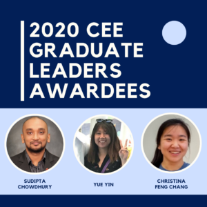 2020 CEE Graduate Leadership Awards