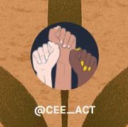 ACT Logo of three raised fists with varied skin tone.