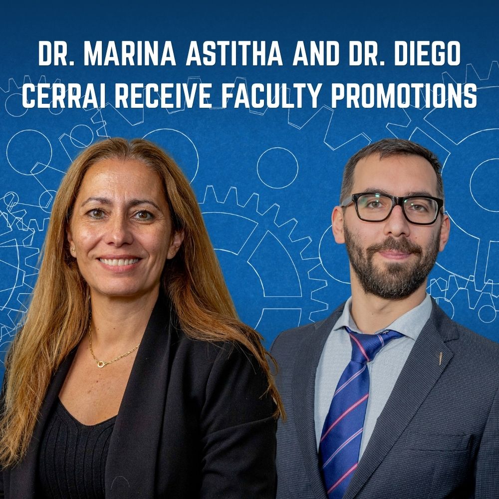 Dr. Astitha and Dr. Cerrai headshots for promotions